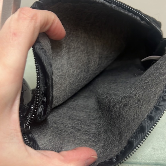 Quilted Black Cosmetic Bag - Picture 6 of 11